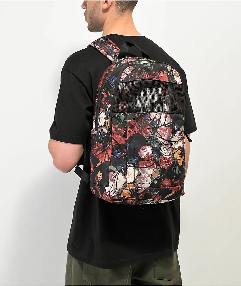 Nike Elemental Floral Black Backpack
