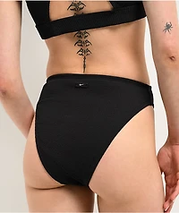 Nike Elevated Essential High Waist Black Bikini Bottom