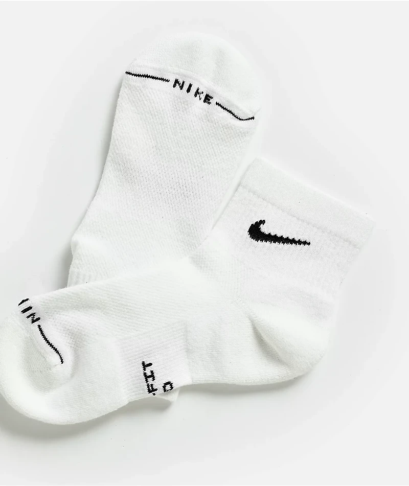 Nike Elevated White 6 Pack Ankle Socks