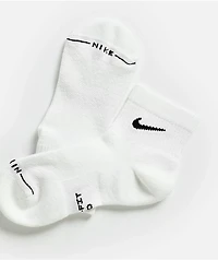 Nike Elevated White 6 Pack Ankle Socks