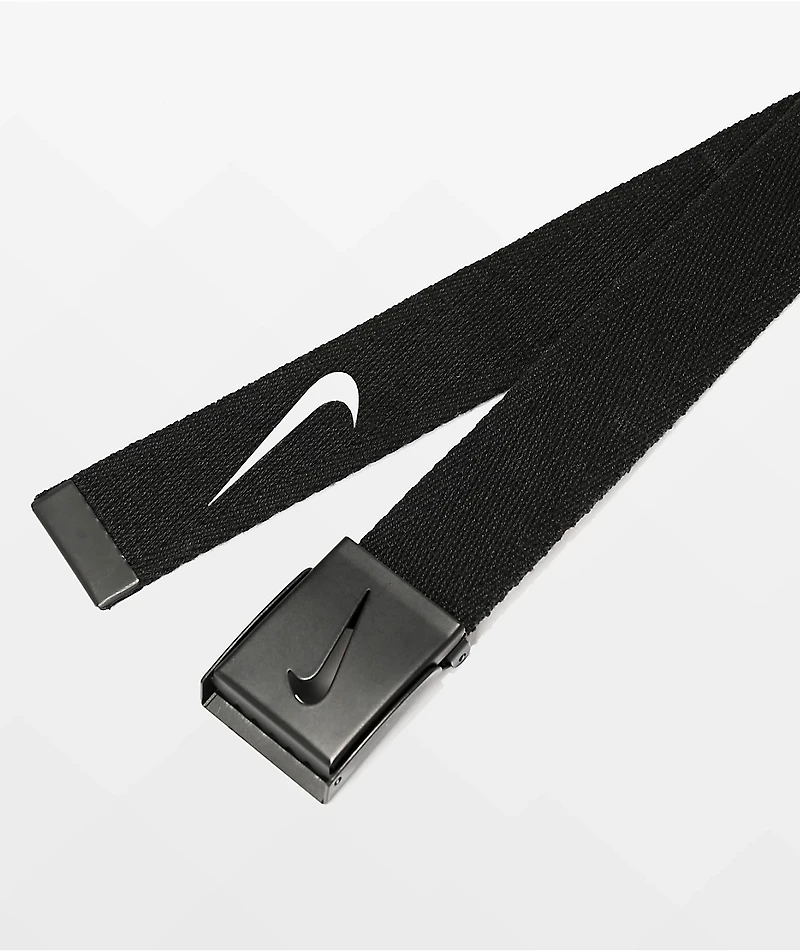 Nike Essentials Black Reversible Web Belt