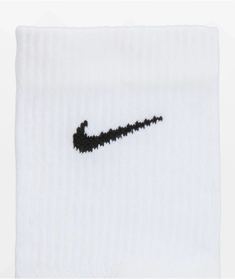 Nike Everyday Elevated 6 Pack Greyscale Quarter Crew Socks