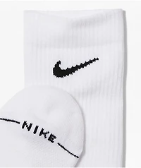 Nike Everyday Elevated White 6 Pack Crew Socks