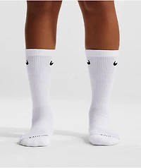 Nike Everyday Elevated White 6 Pack Crew Socks