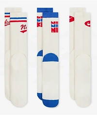 Nike Everyday Plus Cream 3-Pack Crew Socks