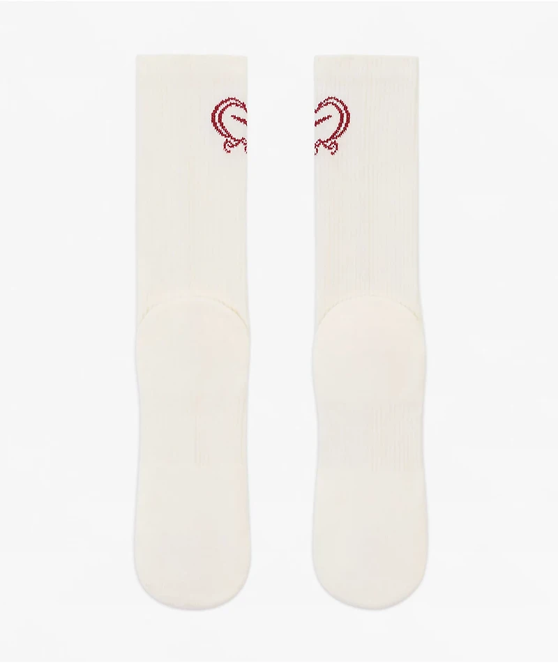 Nike Everyday VDay Off White Crew Socks