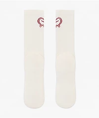 Nike Everyday VDay Off White Crew Socks
