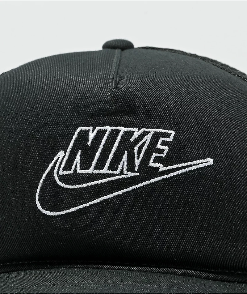Nike Futura Black Trucker Hat