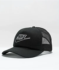 Nike Futura Black Trucker Hat