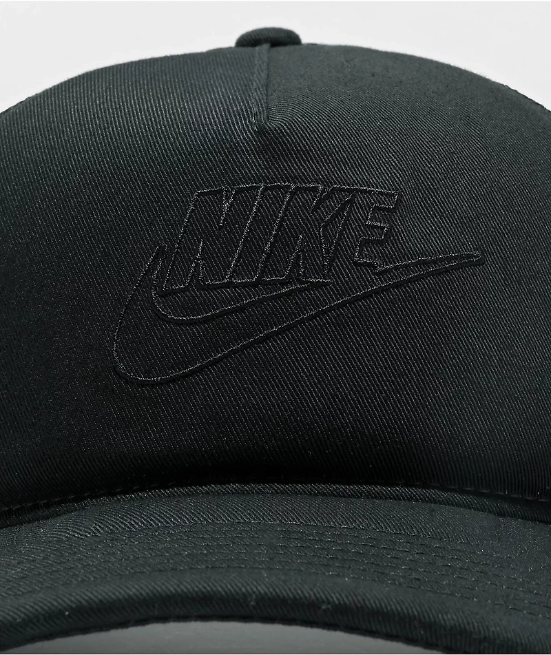 Nike Futura Black Trucker Hat