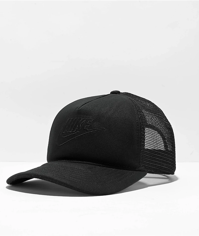 Nike Futura Black Trucker Hat