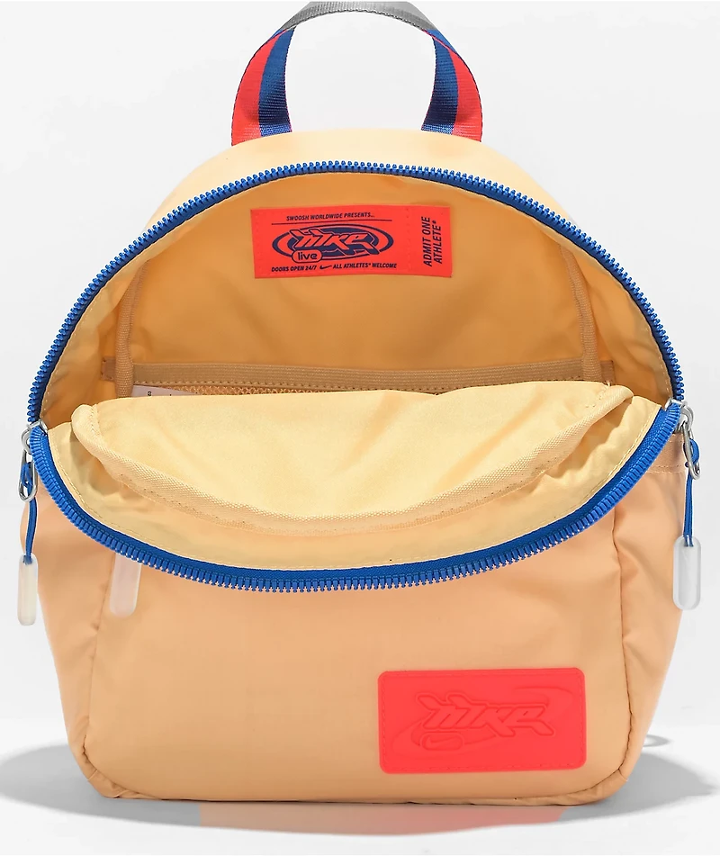 Nike Futura Celestial Gold & Red Mini Backpack