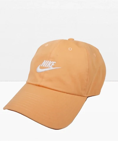 Nike Futura Orange Wash Strapback Hat