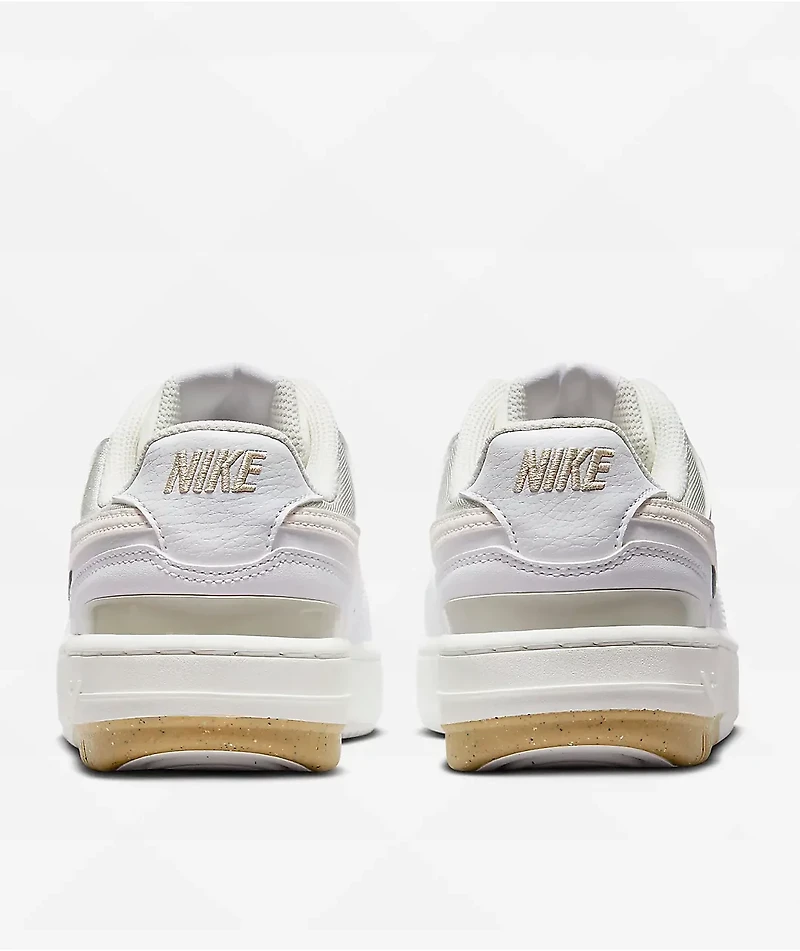 Nike Gamma Force White & Light Bone Shoes