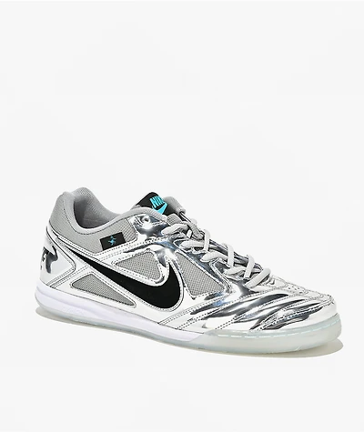 Nike Gato LV8 Chrome Silver & Black Shoes