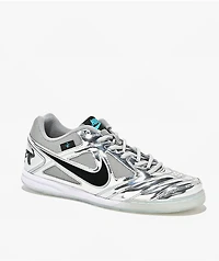 Nike Gato LV8 Chrome Silver & Black Shoes