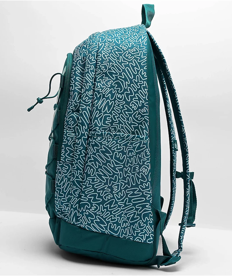 Nike Hayward Scribble Geode Teal Backpack