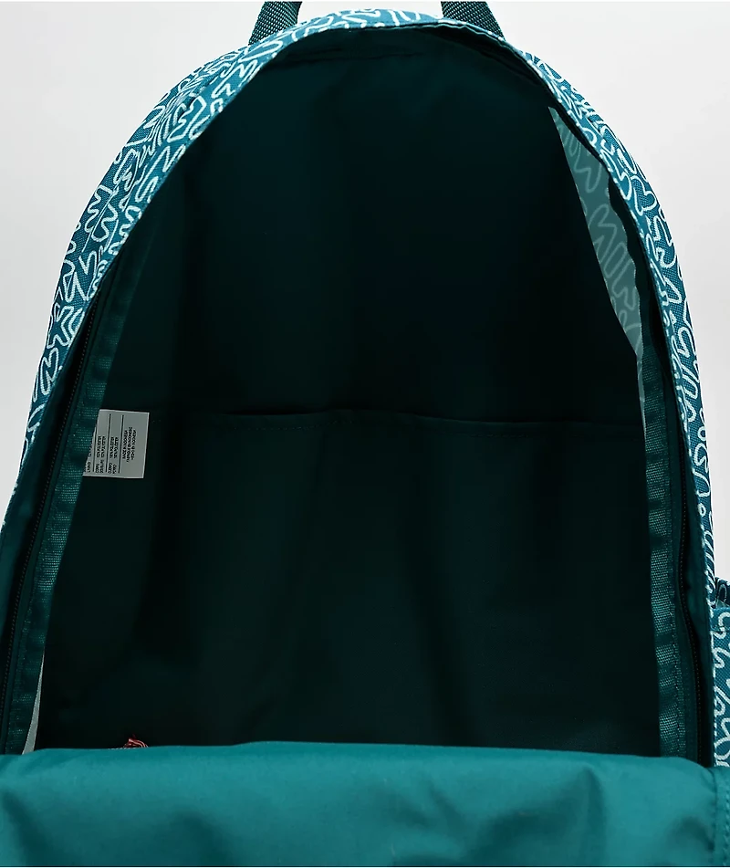 Nike Hayward Scribble Geode Teal Backpack