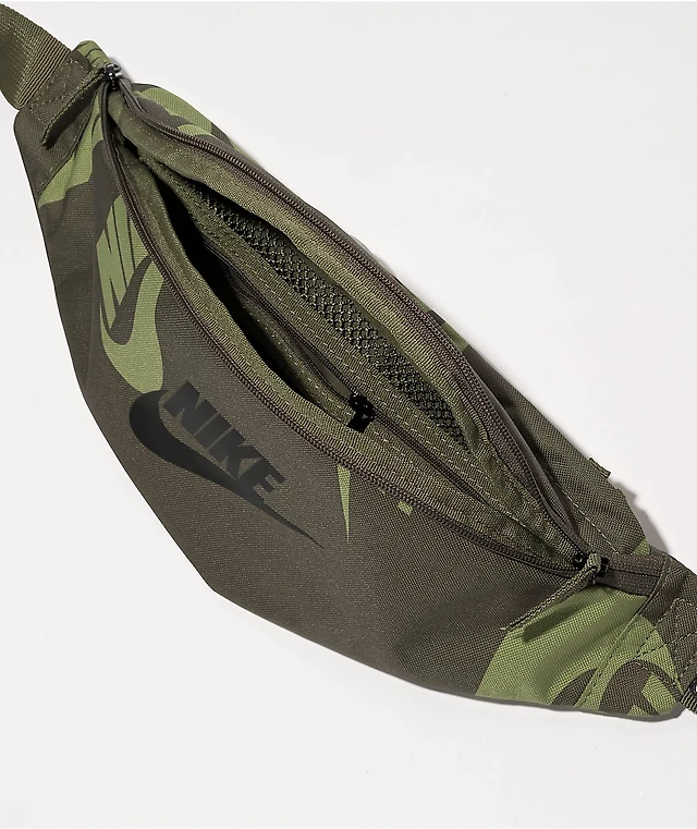 Nike Heritage Medium Olive Fanny Pack at Hamilton Place in