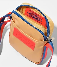 Nike Heritage S Celestial Gold & Red Crossbody Bag