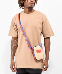 Nike Heritage S Celestial Gold & Red Crossbody Bag
