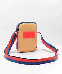 Nike Heritage S Celestial Gold & Red Crossbody Bag