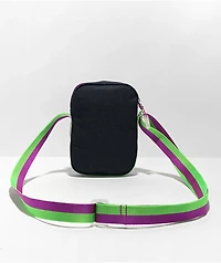 Nike Heritage S Obsidian & Green Crossbody Bag