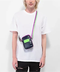Nike Heritage S Obsidian & Green Crossbody Bag