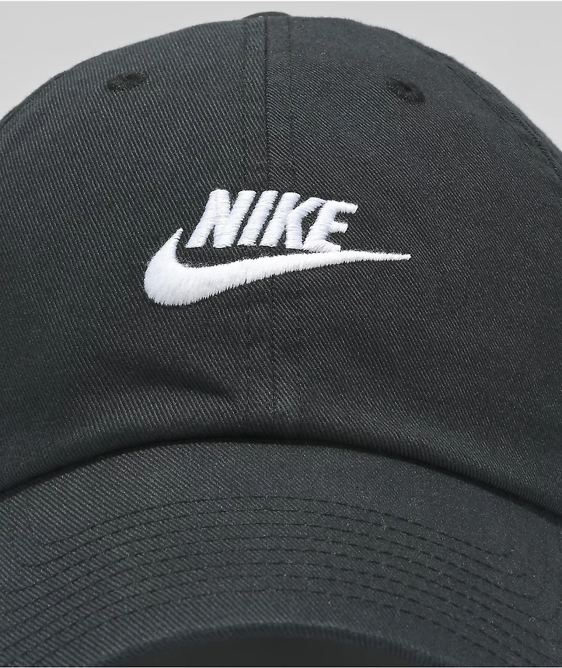 Nike Heritage86 Futura Black Strapback Hat