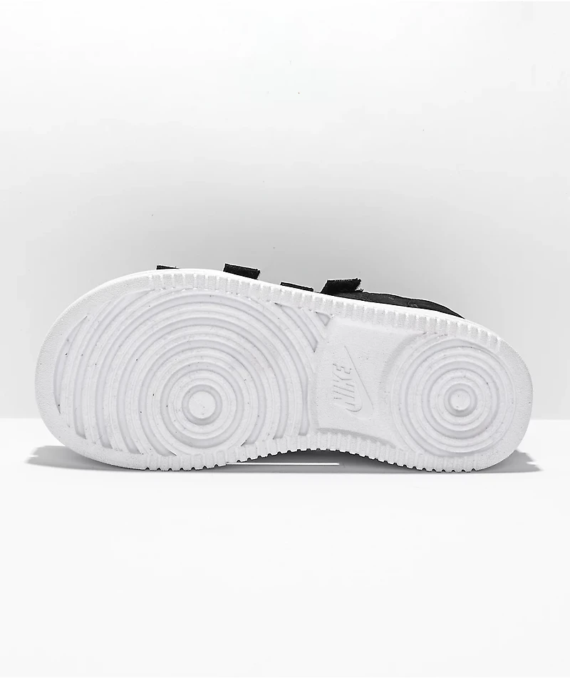 Nike Icon Classic Black & White Platform Sandals