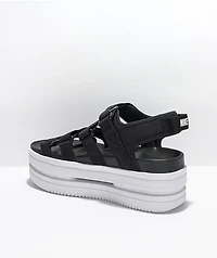 Nike Icon Classic Black & White Platform Sandals