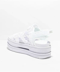 Nike Icon Classic White Platform Sandals
