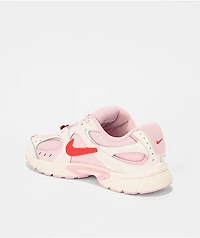 Nike Kid's V5 RNR Summit White, Pink Foam & Playful Crimson Shoes