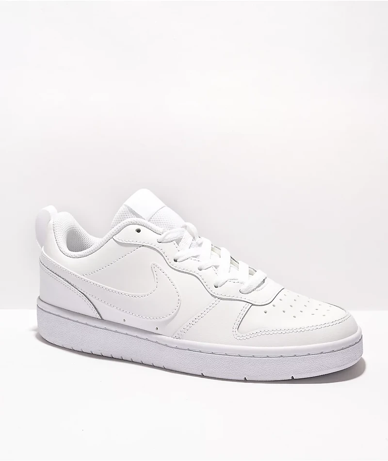 Nike Kids' Court Borough Low 2 White Shoes