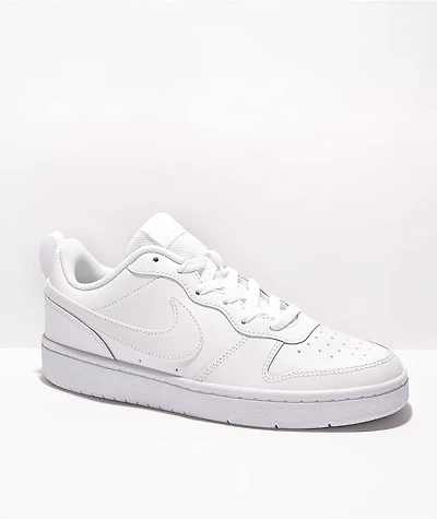 Nike Kids' Court Borough Low 2 White Shoes