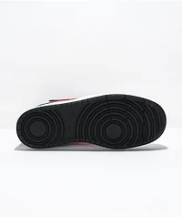 Nike Kids' Court Borough Mid 2 White, Black & Red Shoes