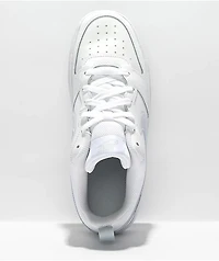 Nike Kids Court Borough Low 2 White & Aura Shoes