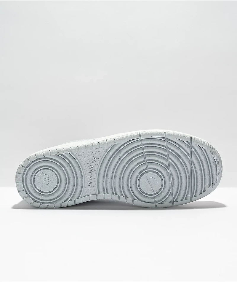 Nike Kids Court Borough Low 2 White & Aura Shoes