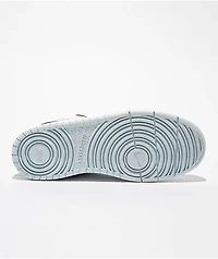 Nike Kids Court Borough Low Recraft Anthracite, White, & Glacier Blue Shoes