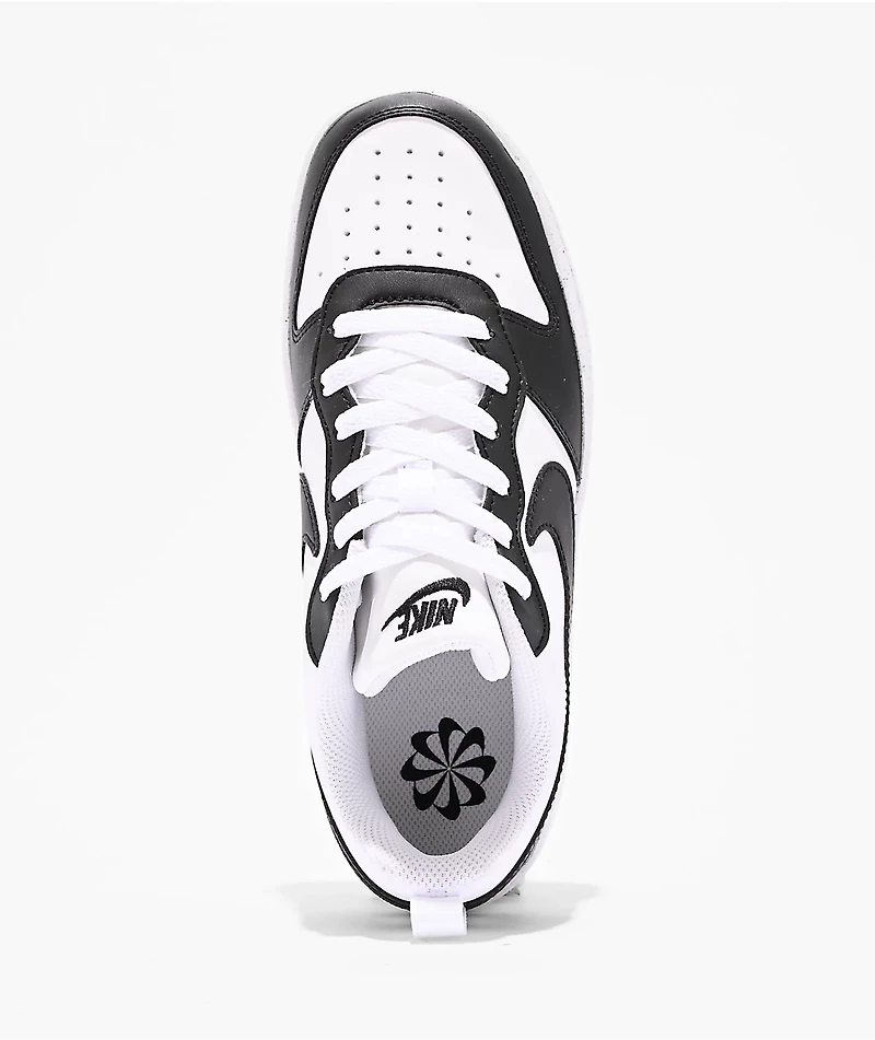 Nike Kids Court Borough Low Recraft Black & White Shoes
