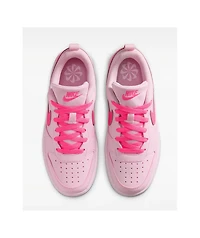 Nike Kids Court Borough Low Recraft White & Hyper Pink Shoes