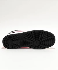 Nike Kids Court Borough Mid Black & Sunset Pulse Shoes