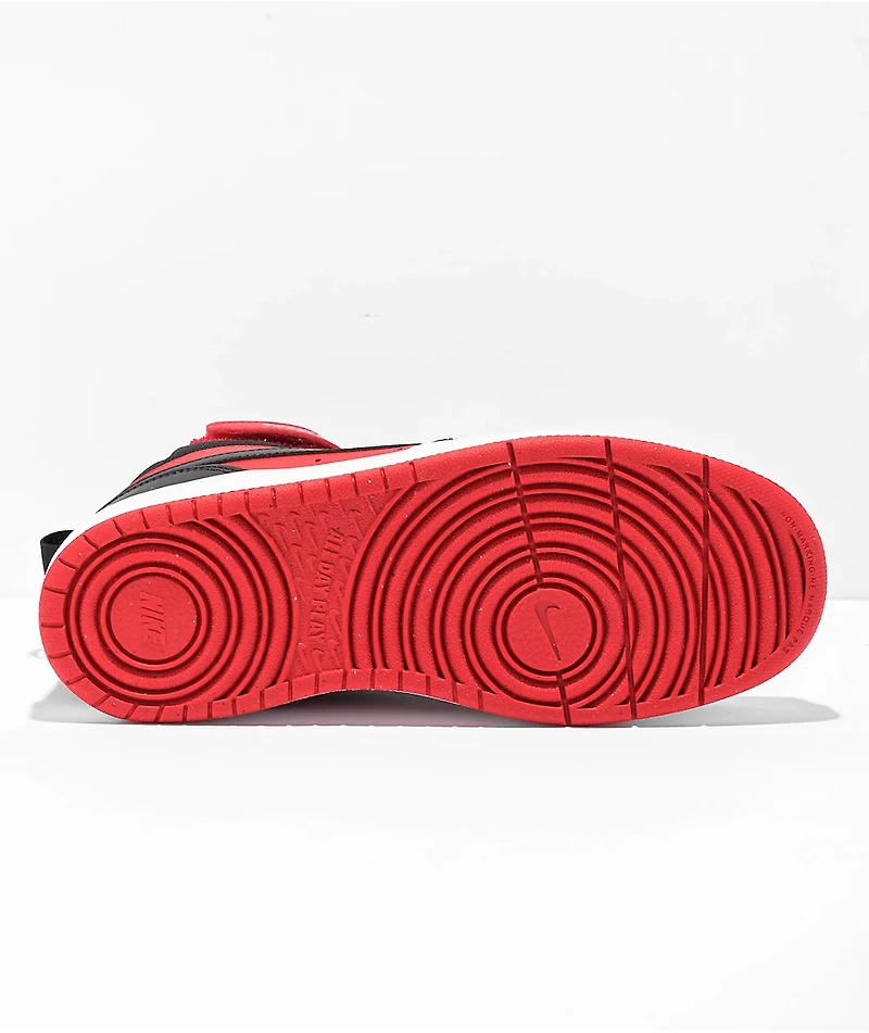 Nike Kids Court Borough Mid University Red & Black Shoes