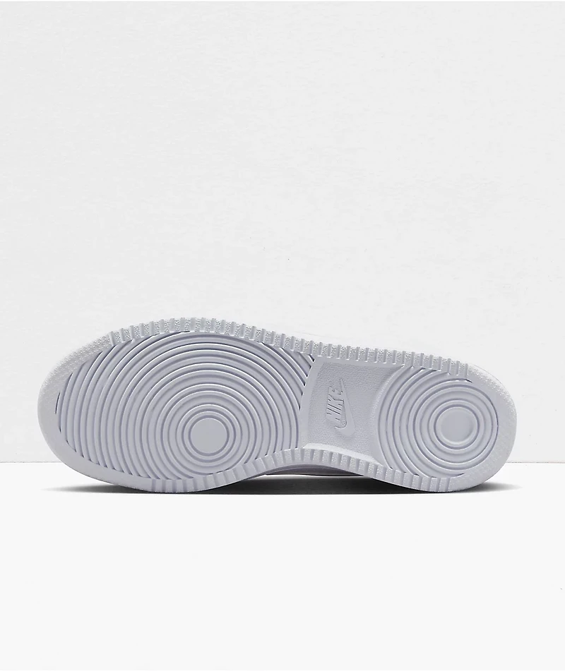 Nike Kids Court Borough Mid White Shoes