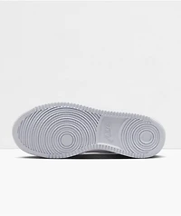 Nike Kids Court Borough Mid White Shoes
