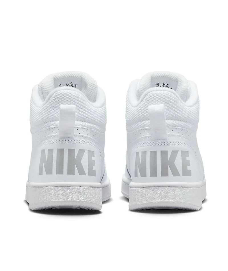 Nike Kids Court Borough Mid White Shoes
