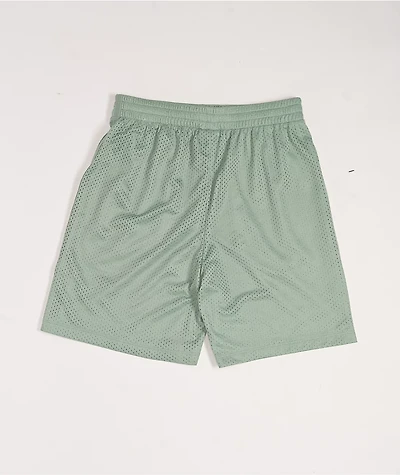 Nike Kids Dri-FIT Green Mesh Shorts