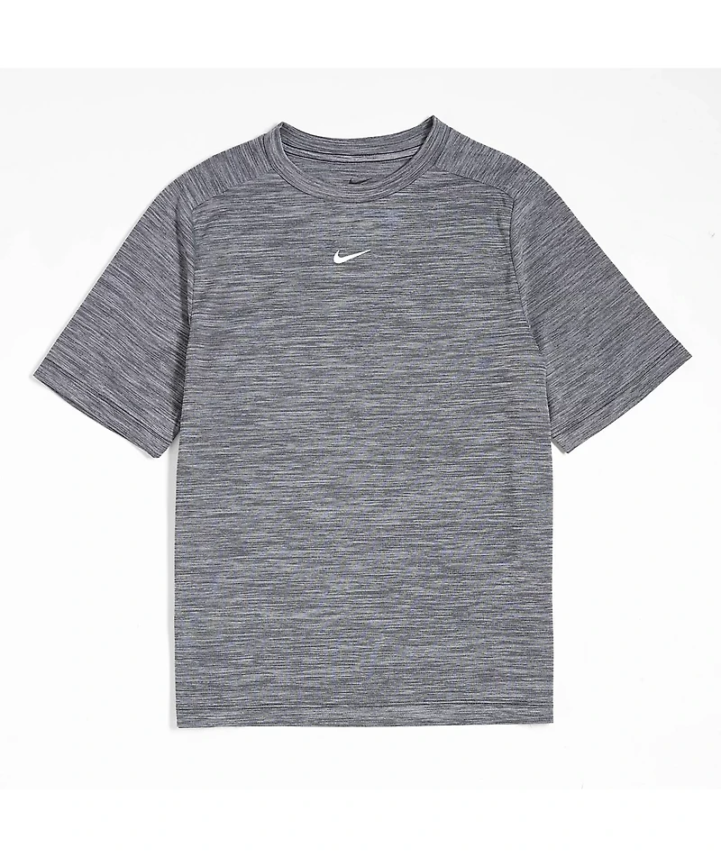 Nike Kids Dri-FIT Logo Black, Light Smoke Grey, & White T-Shirt
