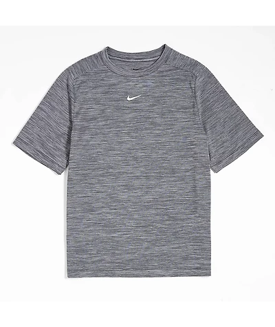 Nike Kids Dri-FIT Logo Black, Light Smoke Grey, & White T-Shirt
