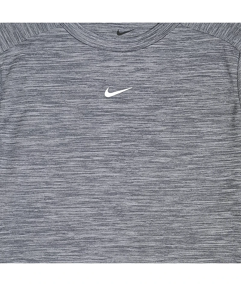 Nike Kids Dri-FIT Logo Black, Light Smoke Grey, & White T-Shirt
